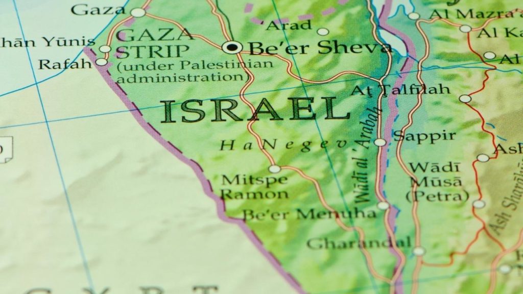 מפה בישראל