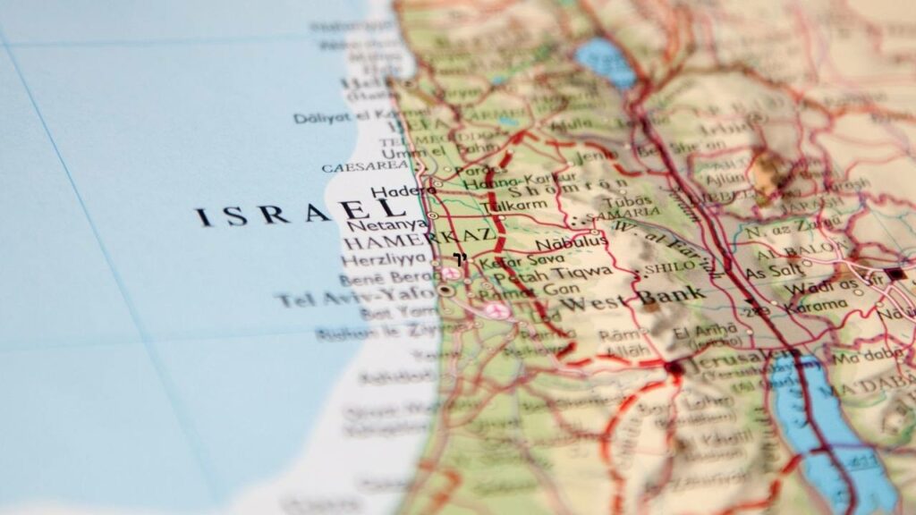 הגיאוגרפיה של ארץ ישראל ומפת המדינה - תמונה ראשית